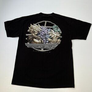 Vintage Dragon Ball Z Shirt Men Large 1998 Japan Spell Out Kanji 90s Y2K USA Go